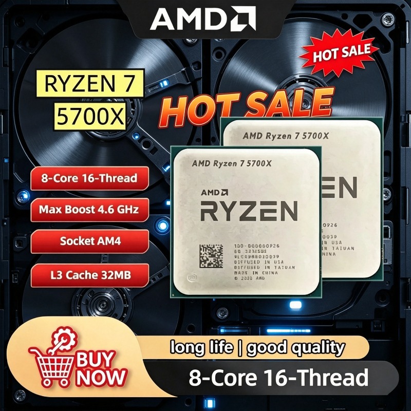 Amd Cpu Ryzen 7 - Processeur de bureau débloqué AMD Ryzen