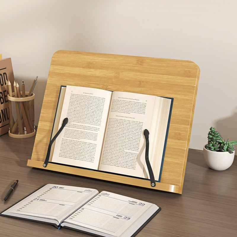 Laptop Office Accessories - Support de lecture en bois, support