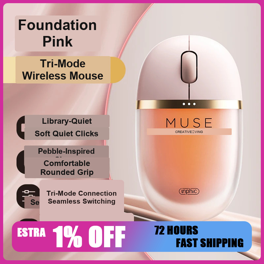 Laptop Accessories Gifts - Souris Inphic MUSE, style fond de