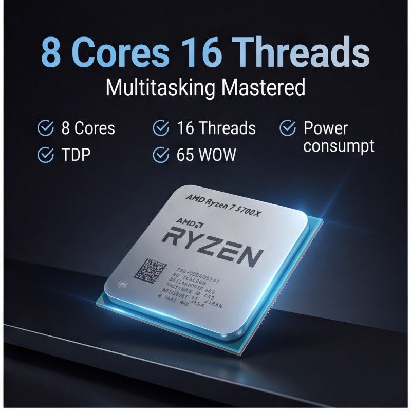 Processeur AMD Ryzen 7 5700X p - Amd Cpu Ryzen 7 avis et prix