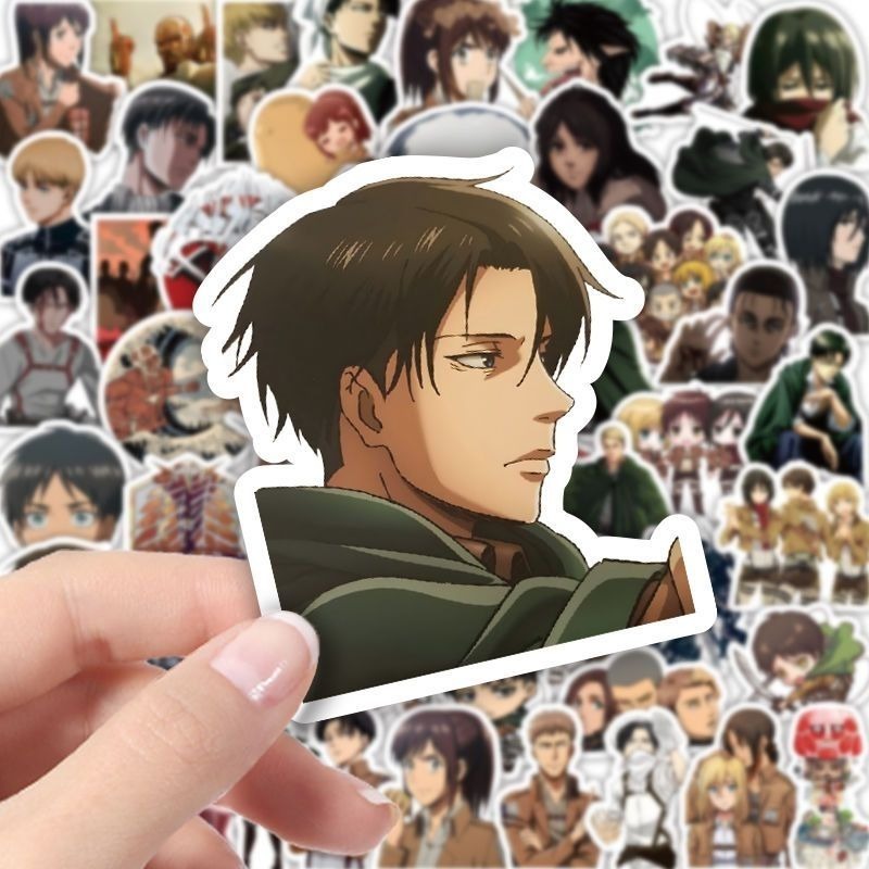 60 autocollants anime Attack o - Laptop Accessories Decoration avis et prix