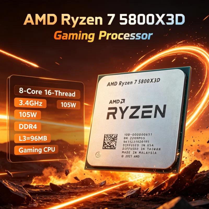 Processeur de jeu AMD R7 5800X - Amd Cpu Ryzen 7 avis et prix