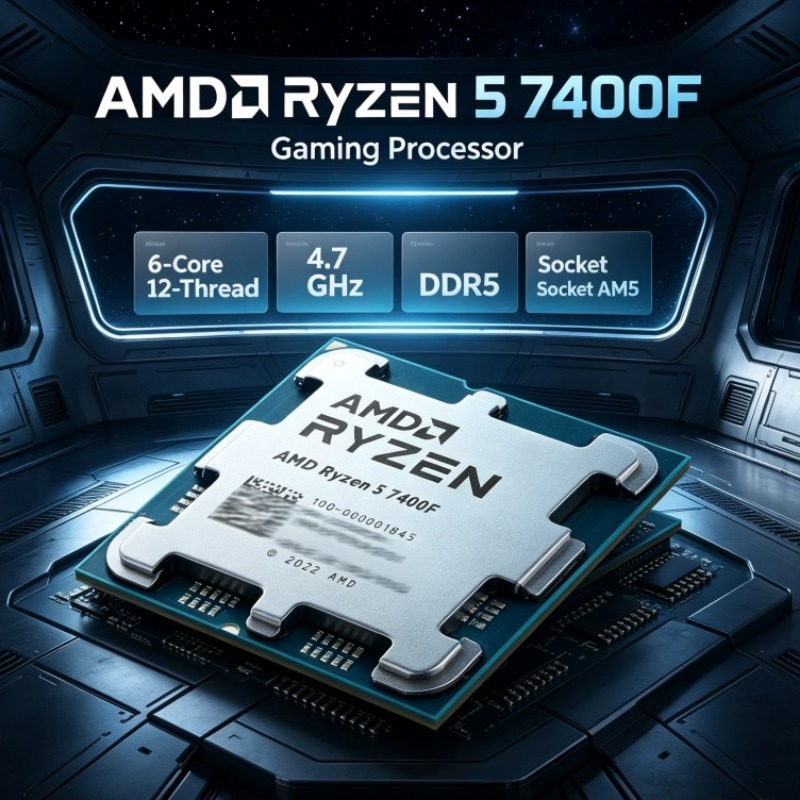 AMD Ryzen 5 7400F 6 cœurs 12 t - Amd Cpu Ryzen 7 avis et prix