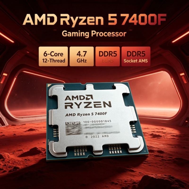 AMD Ryzen 5 7400F 6 cœurs 12 t - Amd Cpu Ryzen 7 avis et prix