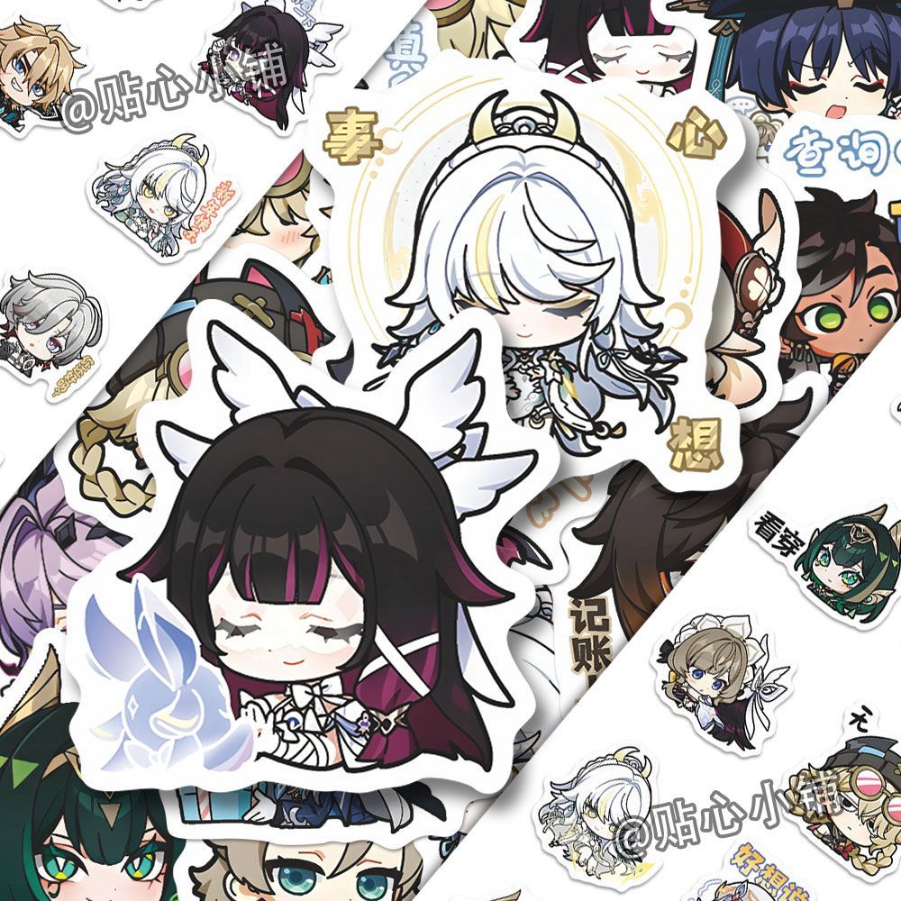 64 autocollants Genshin Impact - Laptop Accessories Decoration avis et prix